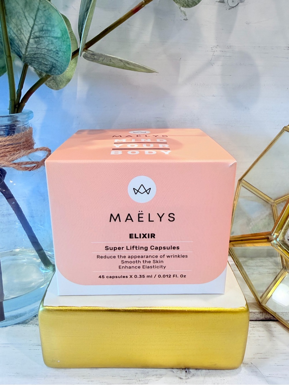 MAELYS Elixir Super Lifting Serum Capsules Concentrated Hyaluronic Acid Capsules